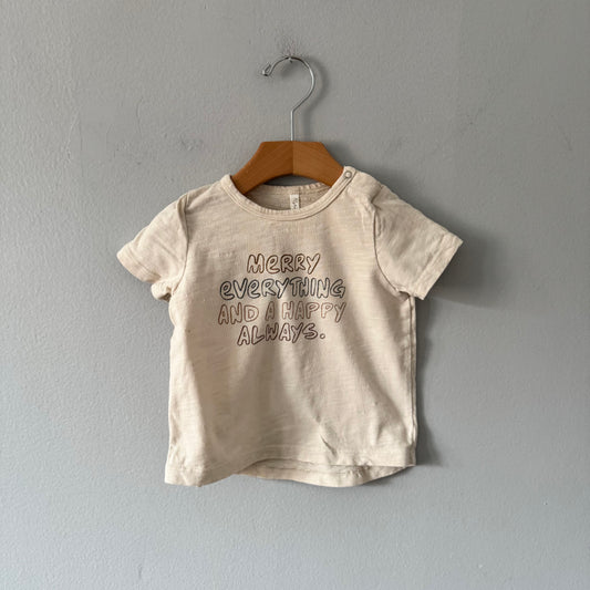 Rylee + Cru / White T-shirt / 6-12M