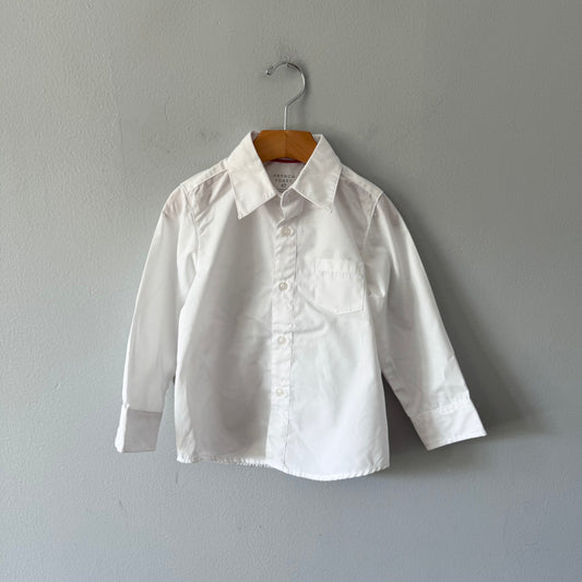French Toast / White dress shirt / 4T