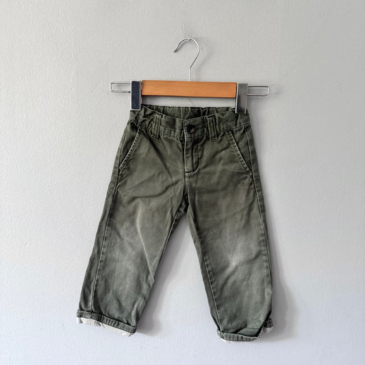 Janie & Jack / Dark green denim / 2T