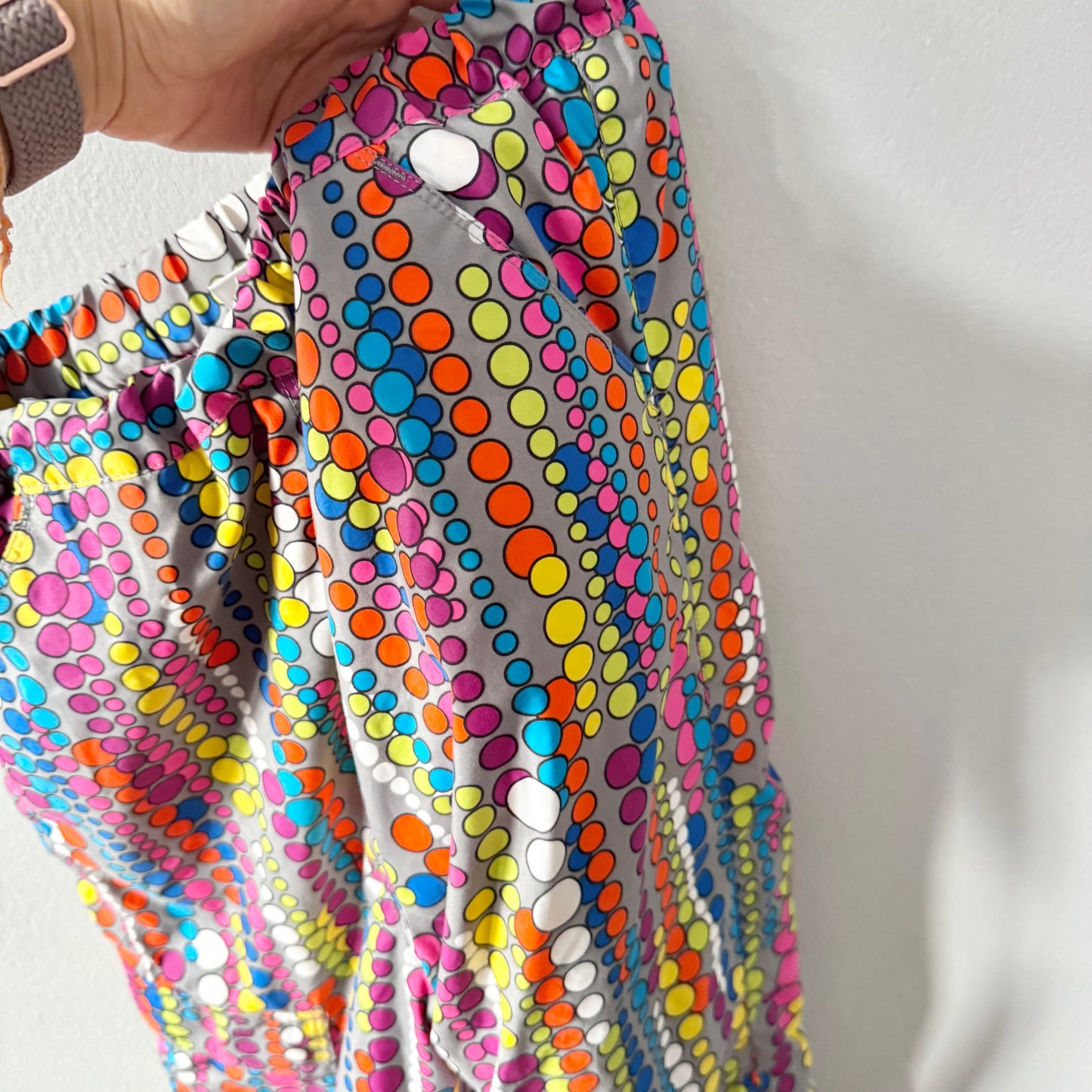 Hanna Andersson	/ Grey colourful snow pants / 150(12Y)