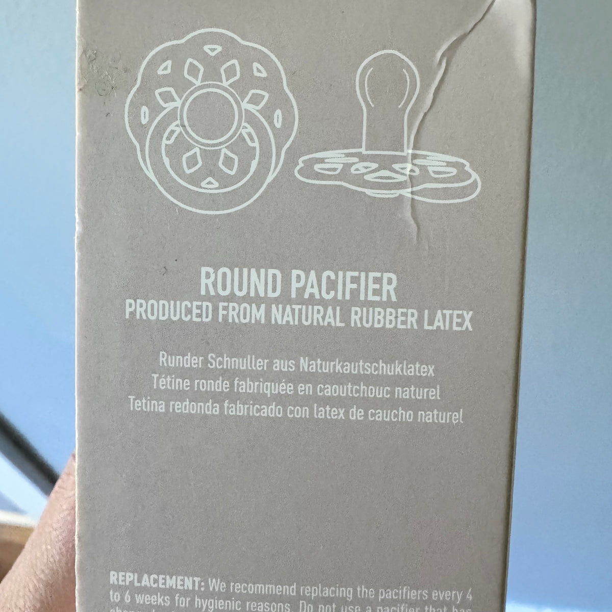 Bibs / Boheme pacifier / Size 2, 6+ months - New with box