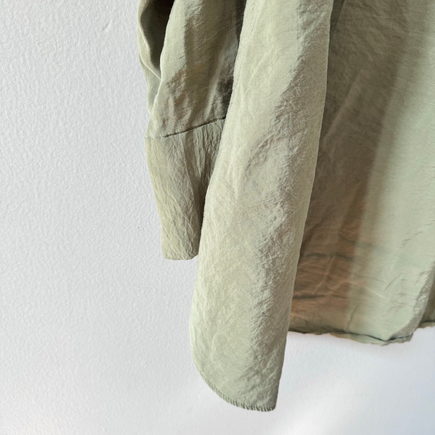 Zara / Khaki oversized shirt / Women S(Fits L)