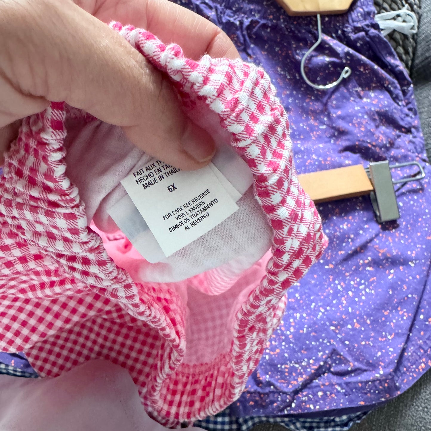 Vintage Buster Brown / Gingham check shorts / 6Y+