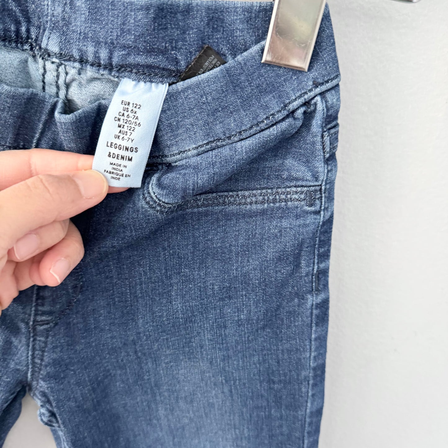 H&M / Denim leggings / 6-7Y