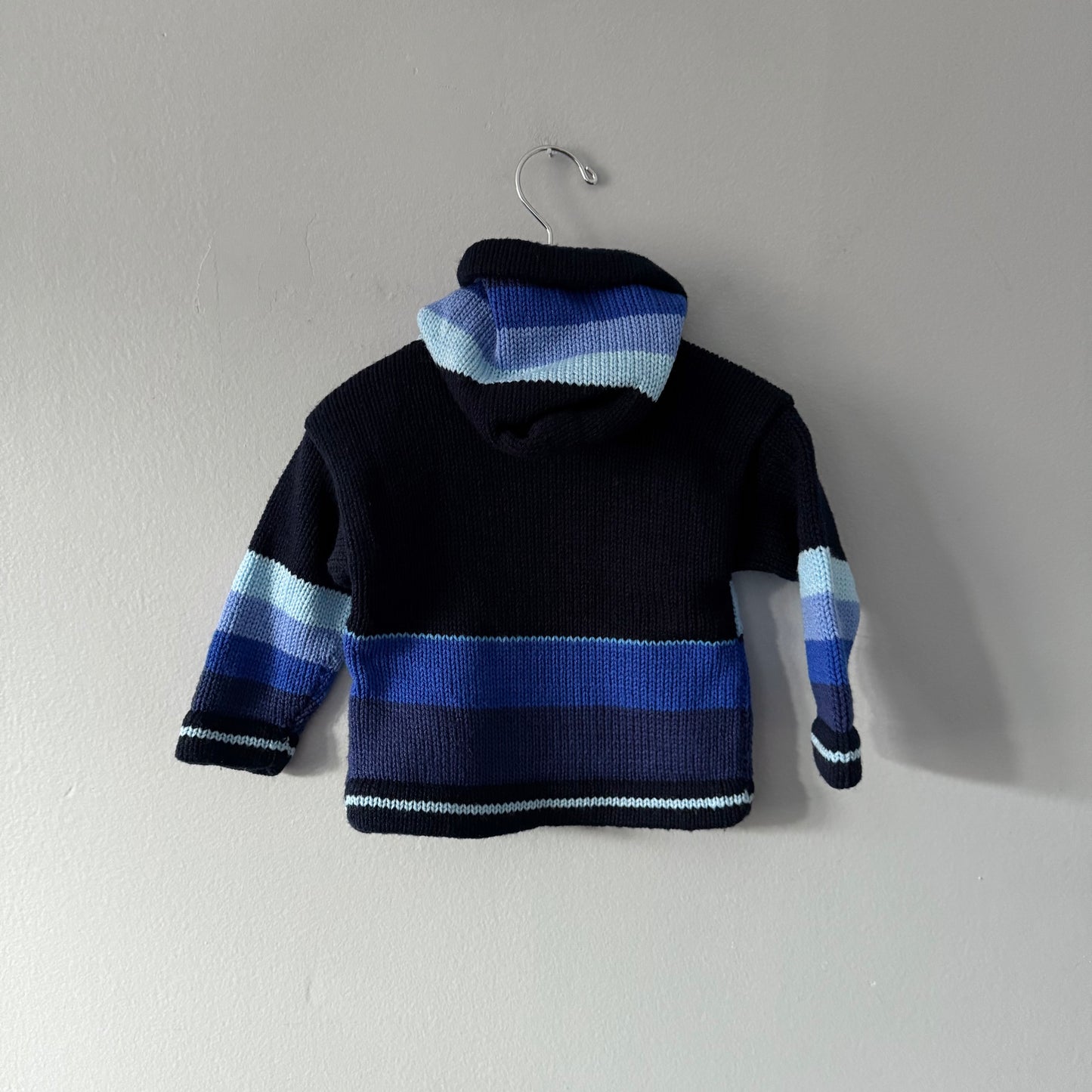 No brand / Sea creature knit zip up / 12M