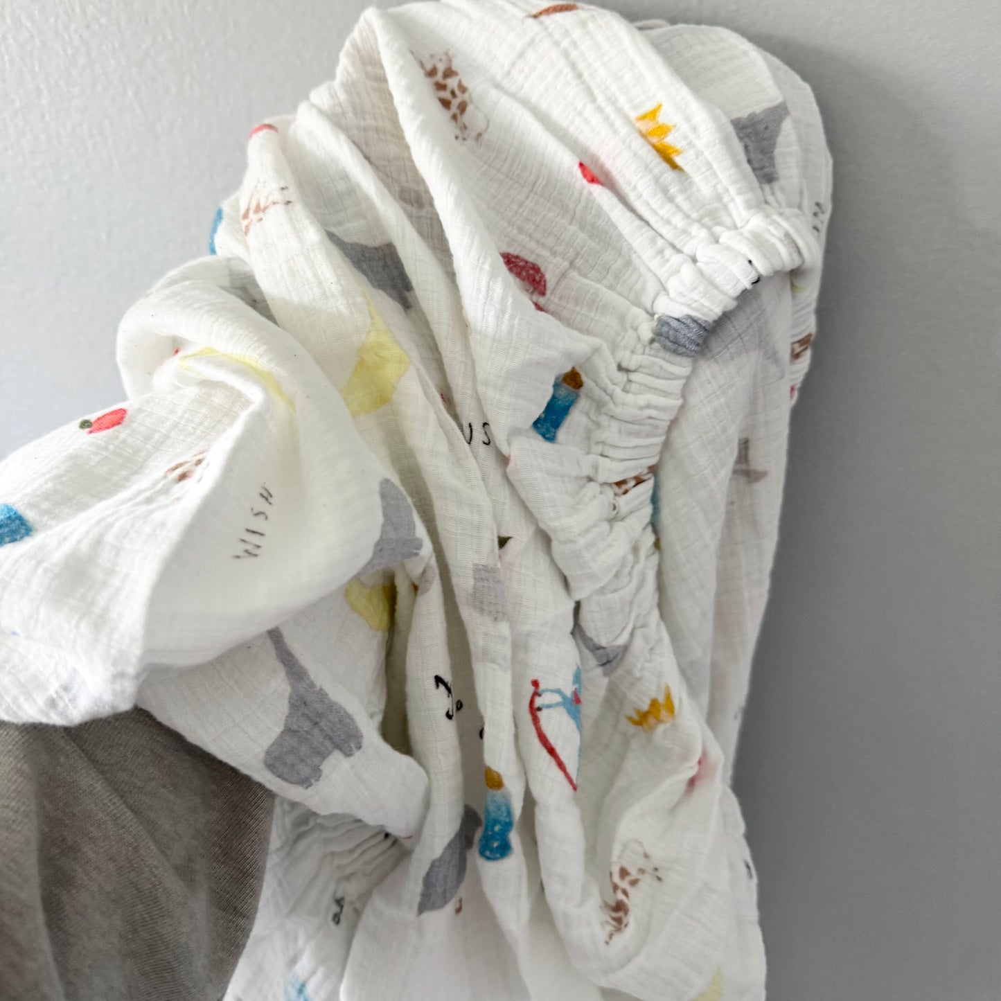 Sans marque / Draps de berceau en mousseline de coton