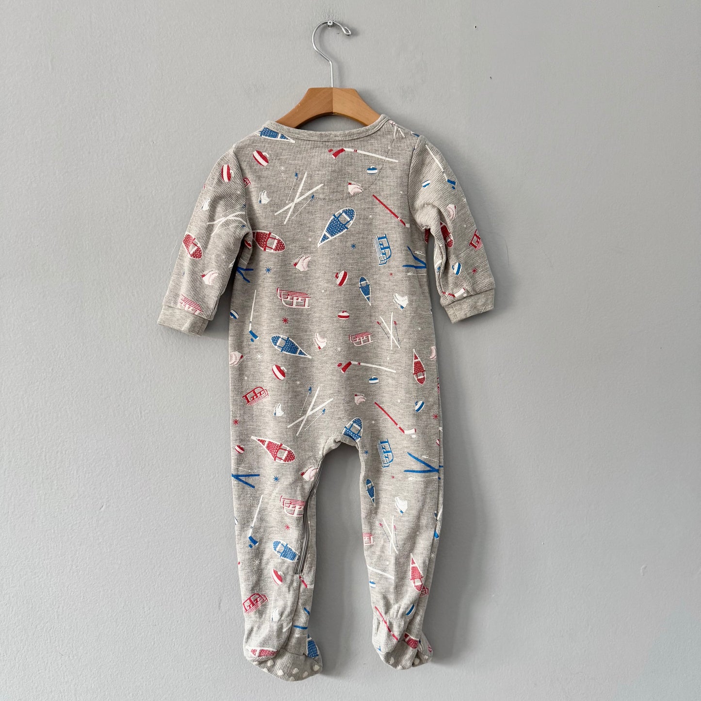 Arborist / Light grey x winter sports romper / 18-24M