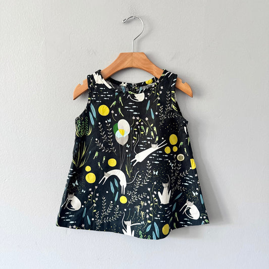 Handmade / Black dress / 12-18M