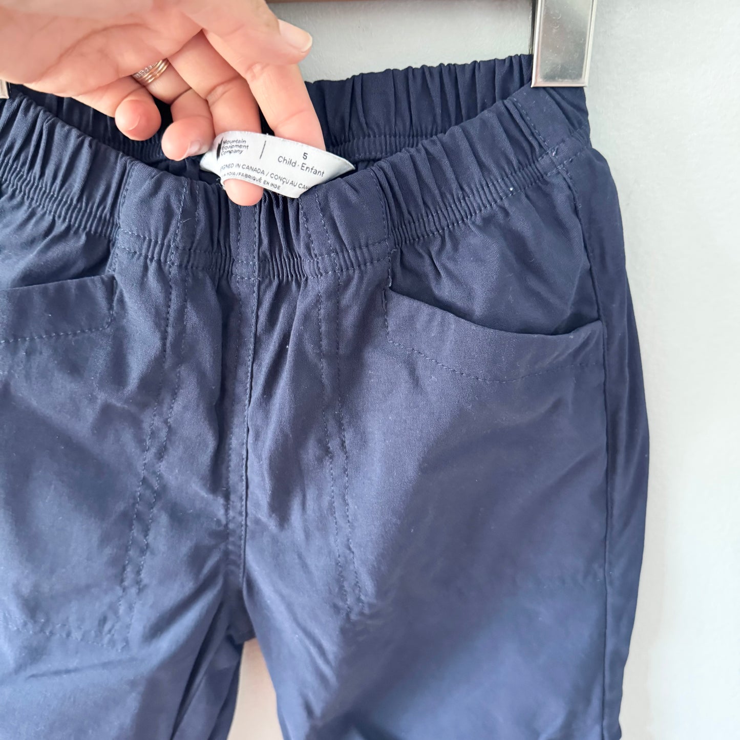 Mec / Navy nylon pants / 5Y