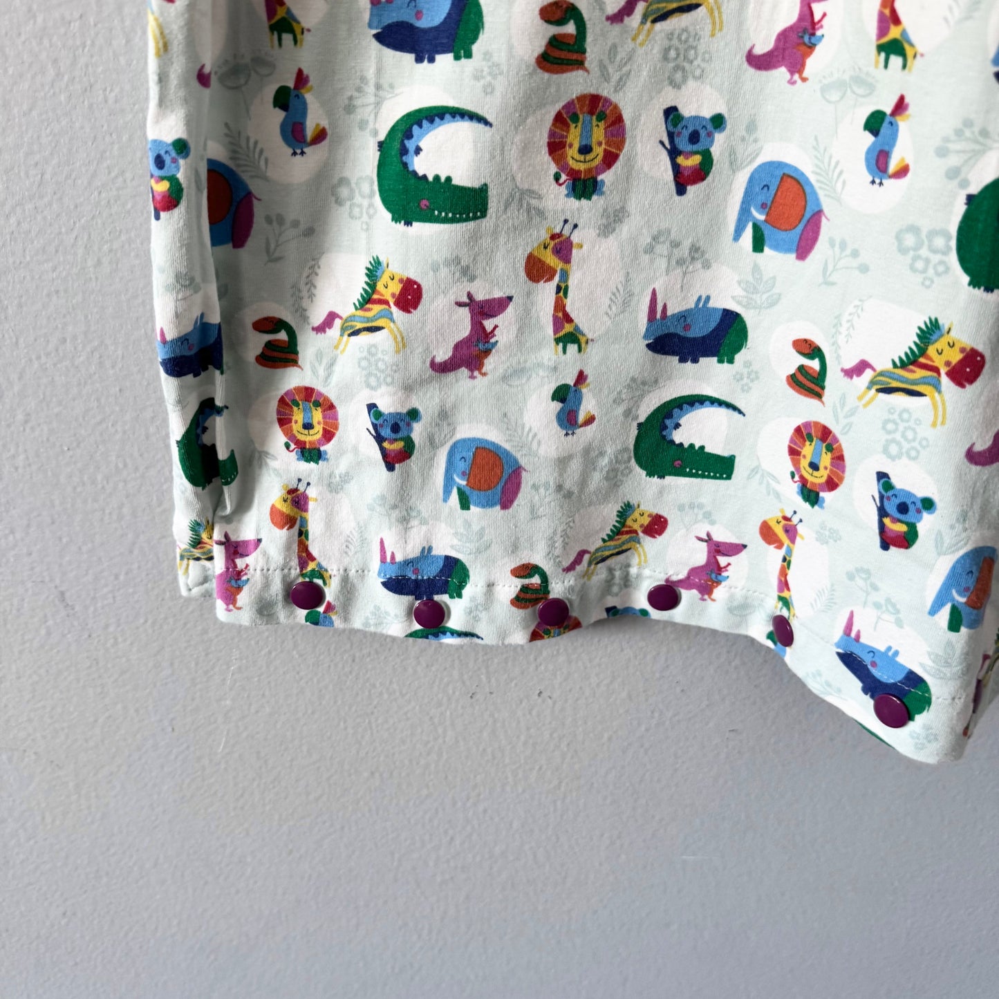 Handmade / Baby gown - animal / 0-6M