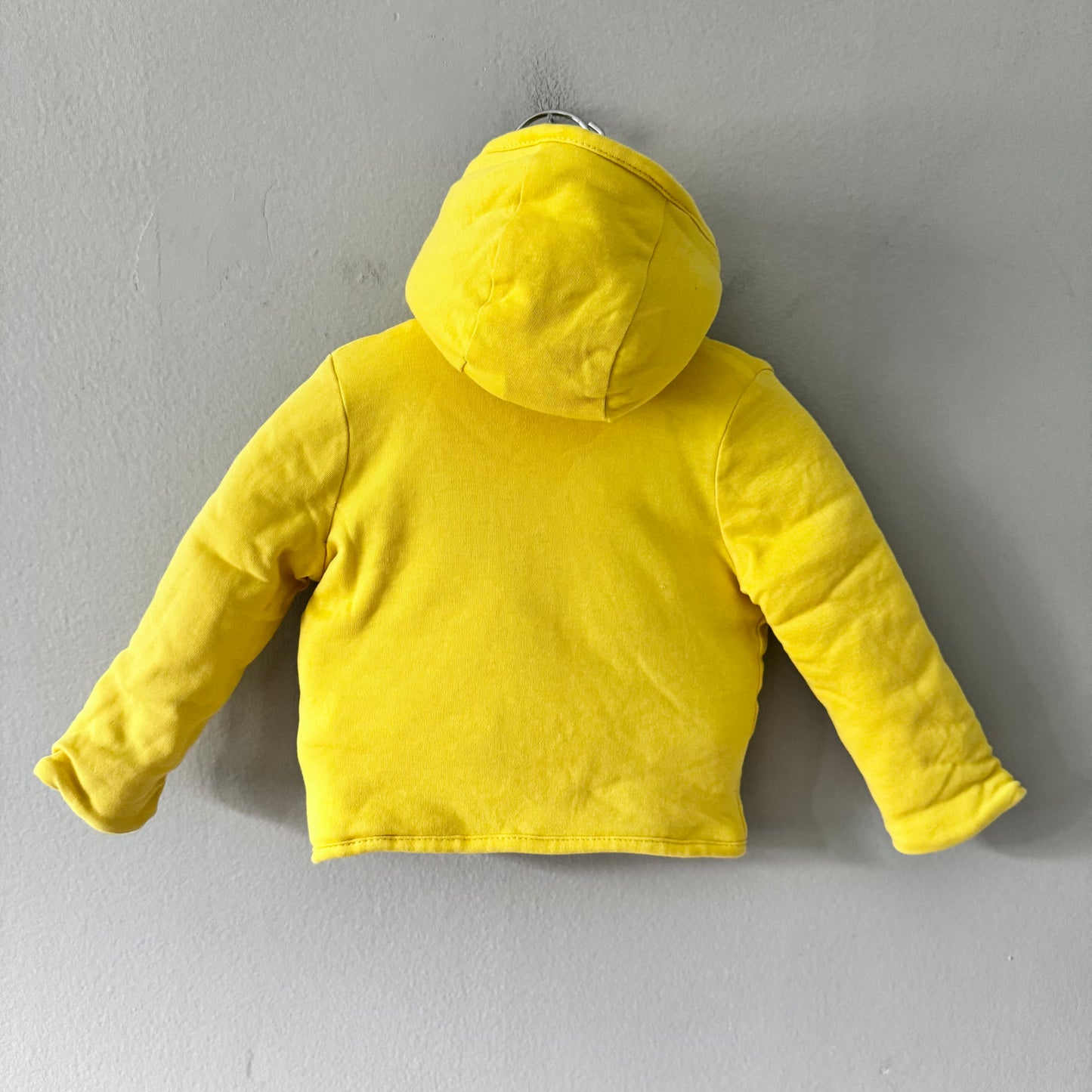 Lupilu / Yellow reversible crew jacket / 2-6M