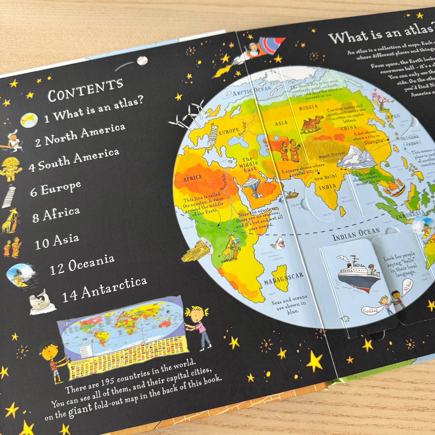 Usborne Lift-the-Flap Book - Pictures Atlas