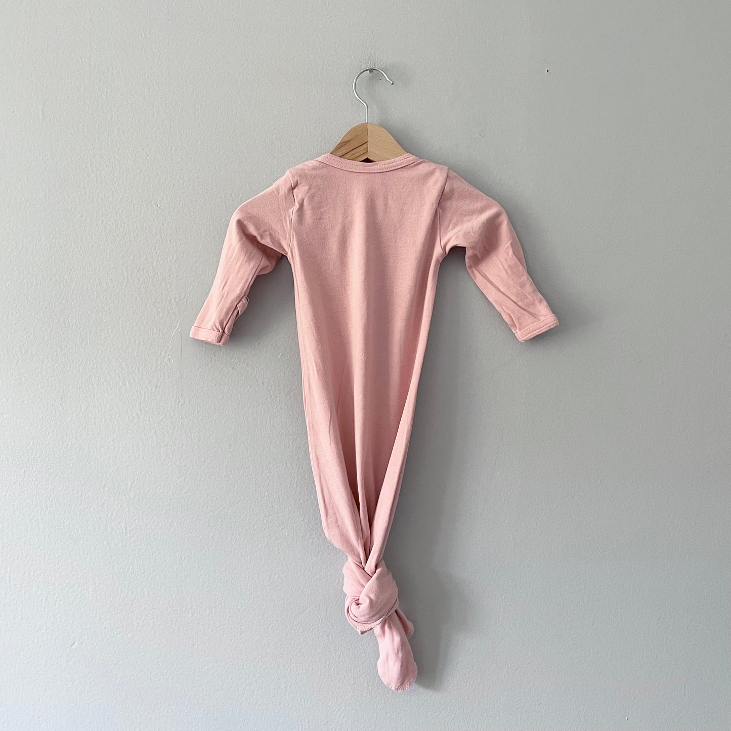 Westcoast Baby / Pink long sleeve gown / 0-6M