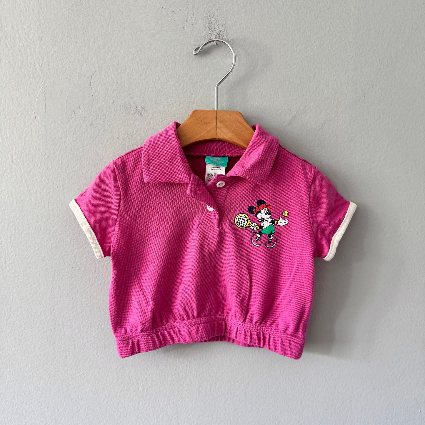 Disney / Pink Minnie polo shirt / 18M