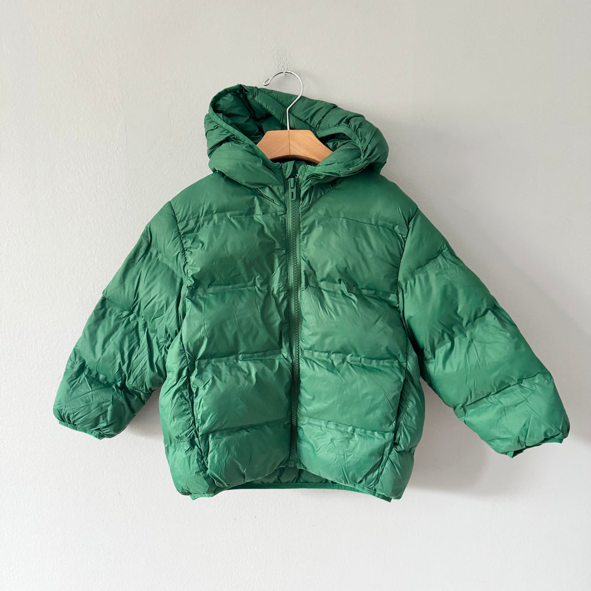 Zara / Green light puffer / 3-4Y