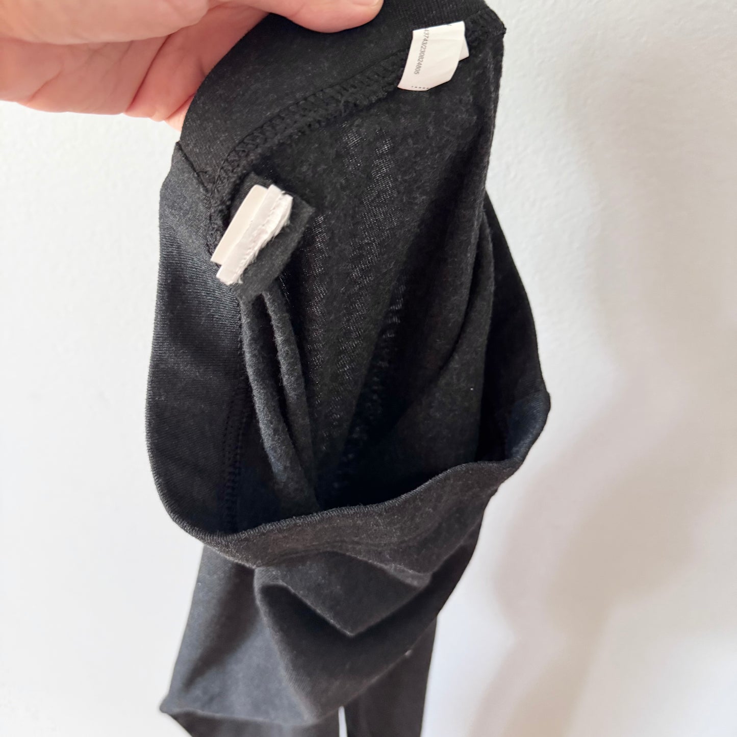 Wedze / Black wool blend leggings / 8Y