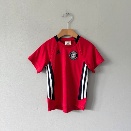 Adidas / Red soccer active top / 3T