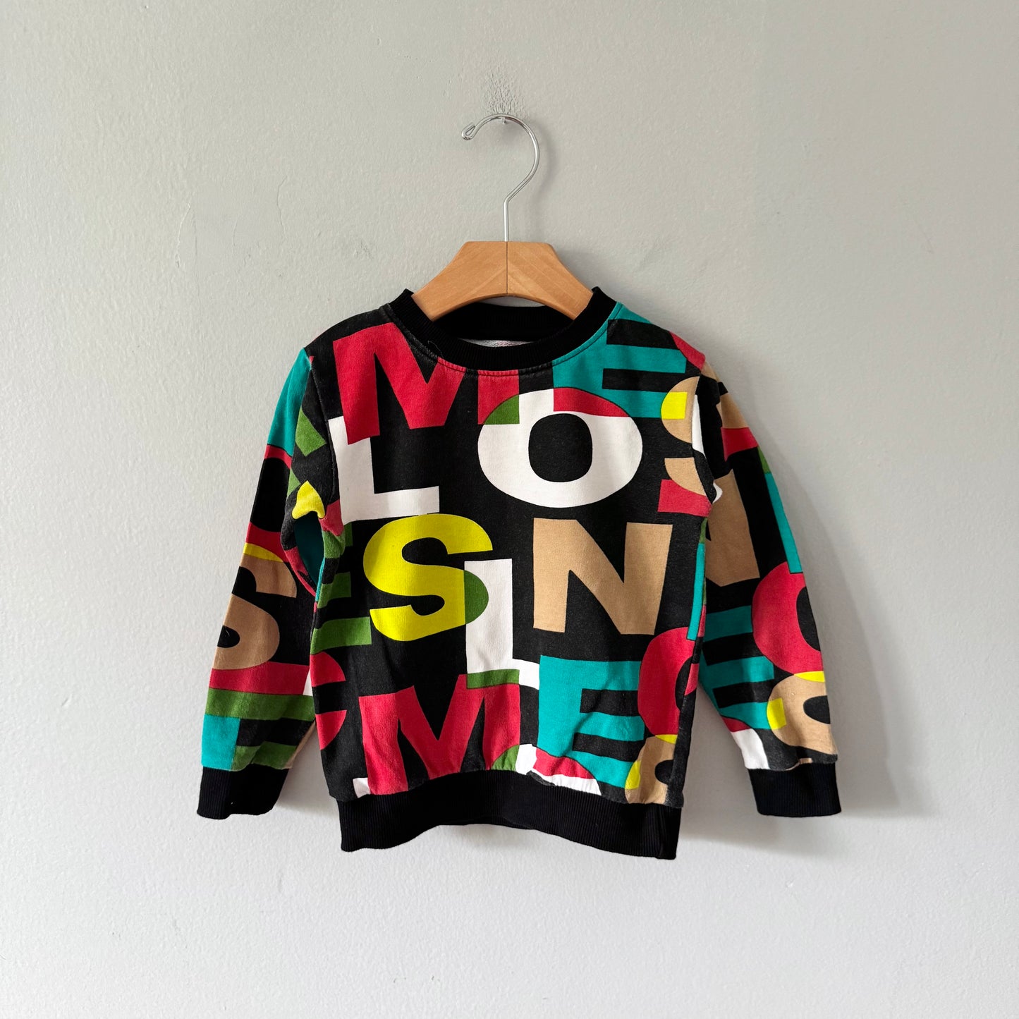 Googo Gaaga / Black sweatshirt / 3-4Y
