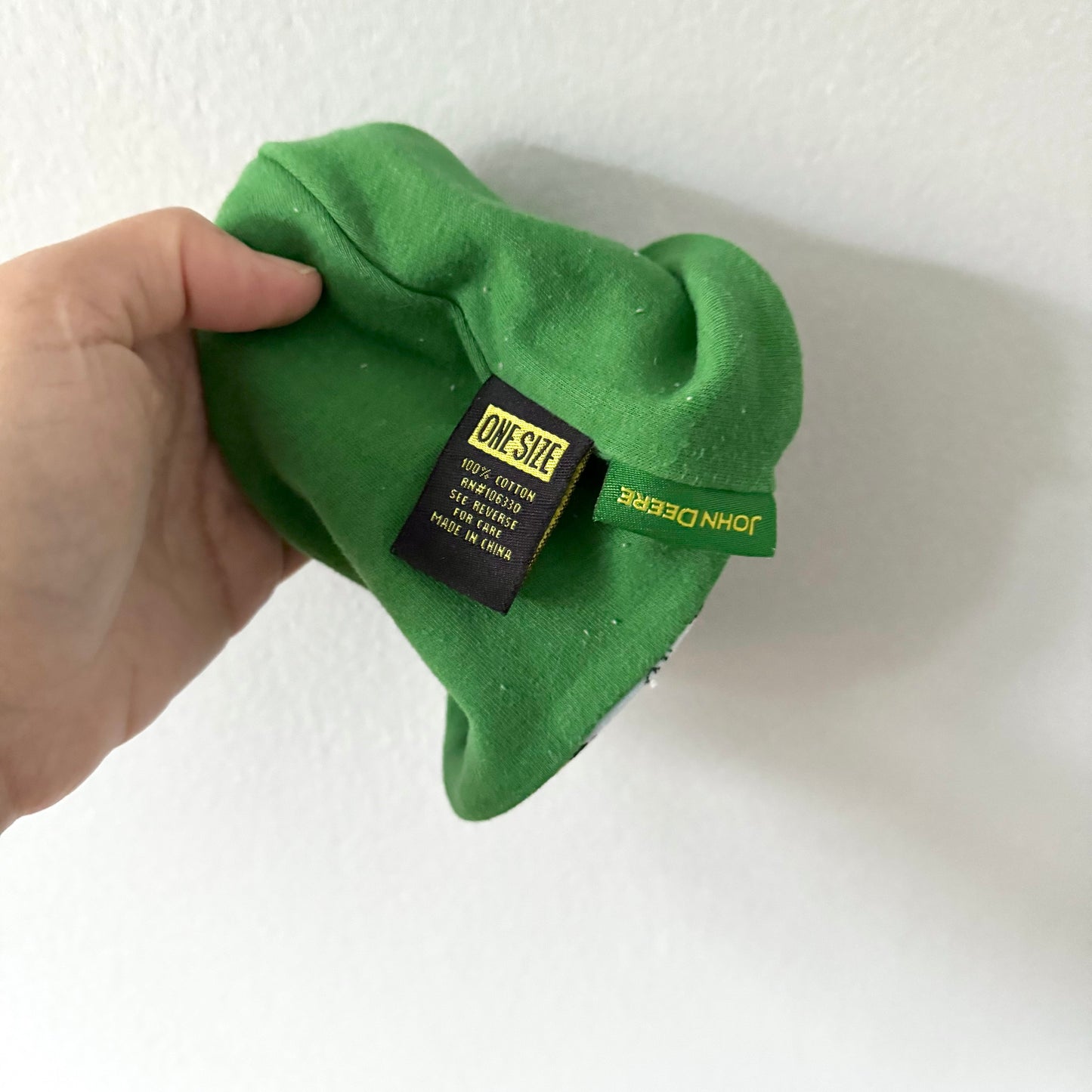 John Deere / Knotted baby cap / 3M