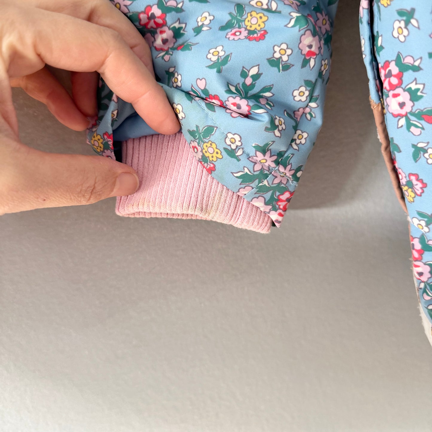 Mini Boden / Sherpa lined padded jacket / 2-3Y