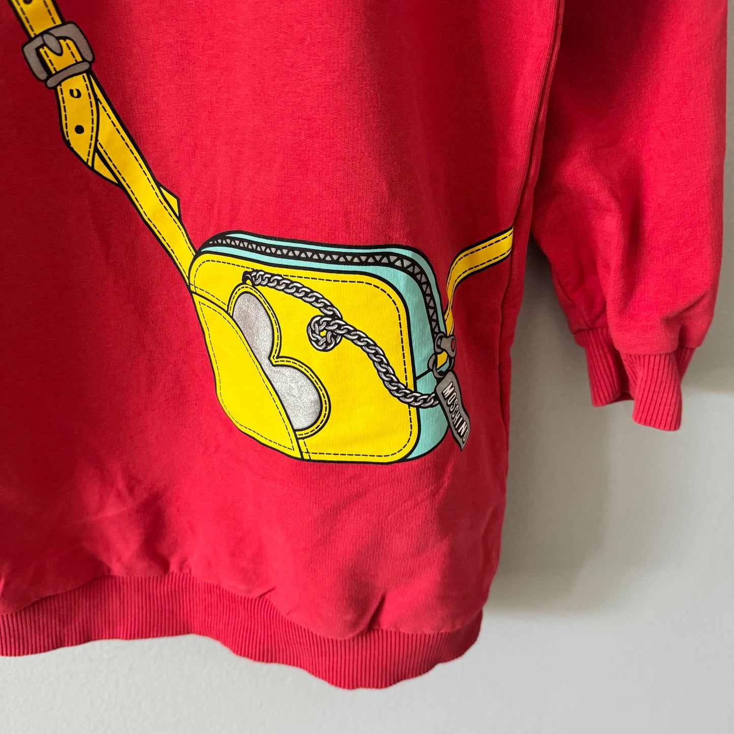 Moschino / Red crew dress / 5-6Y
