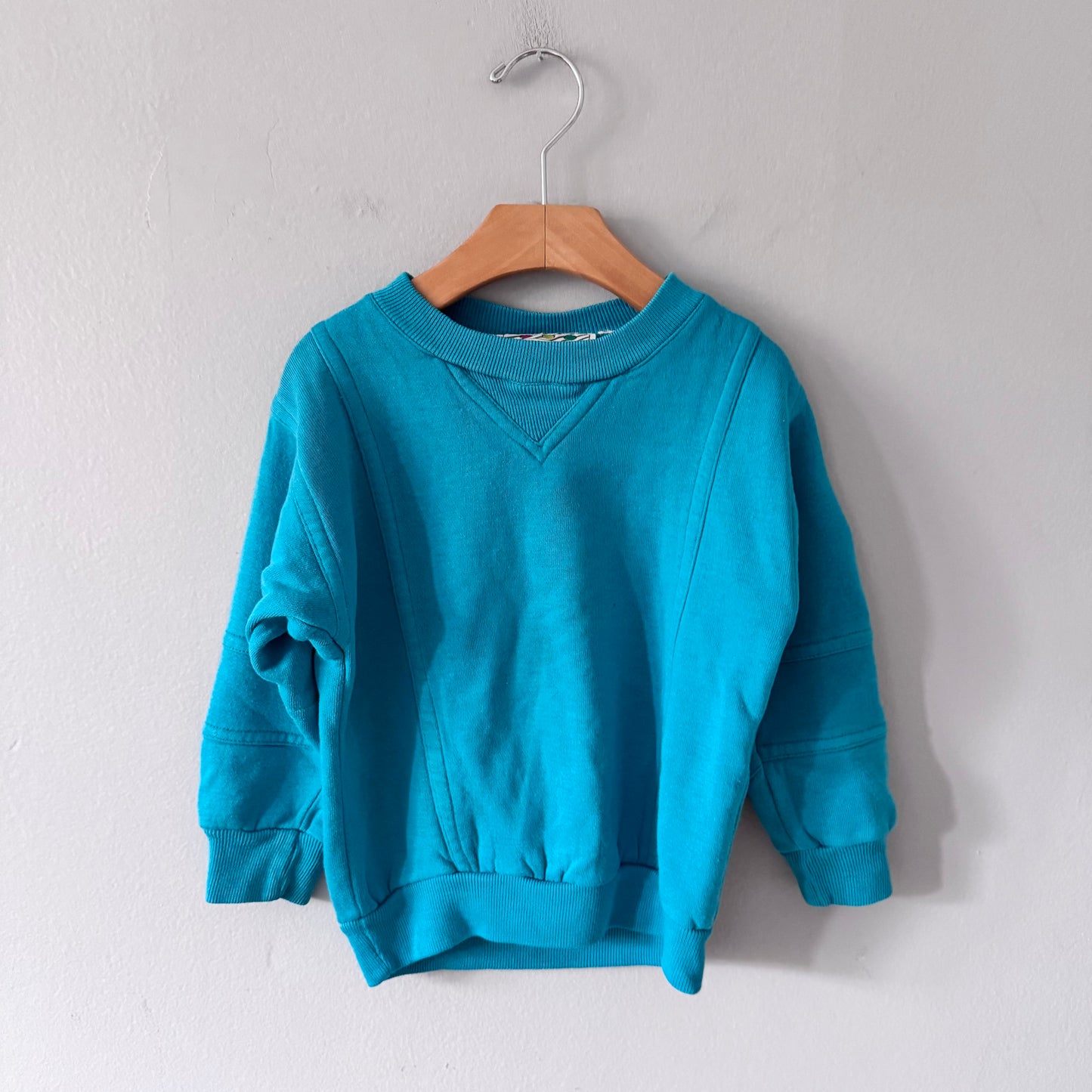 Vintage / Blue green sweatshirt / 4Y