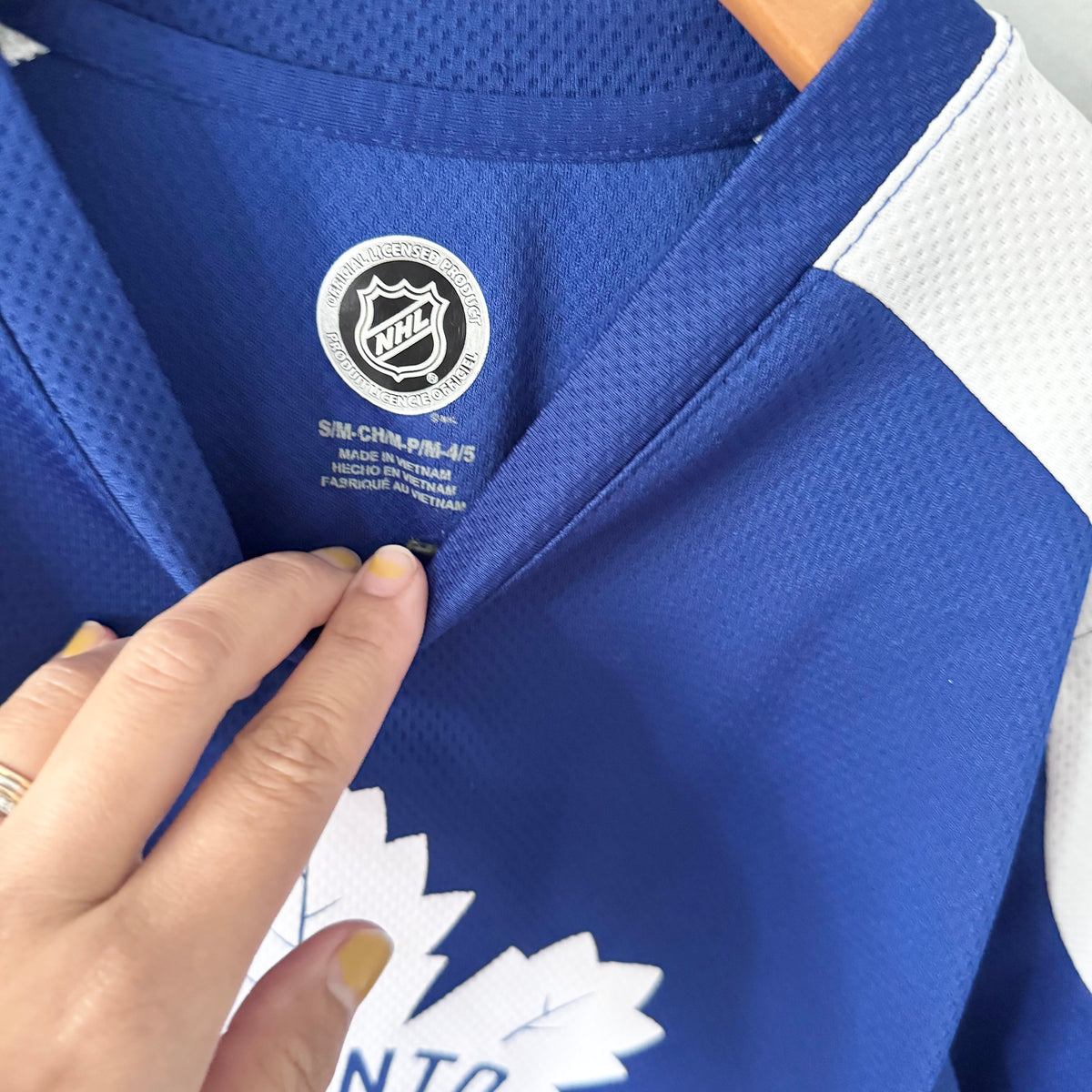 NHL / Toronto Maple Leafs jersey #34 / 4-5Y
