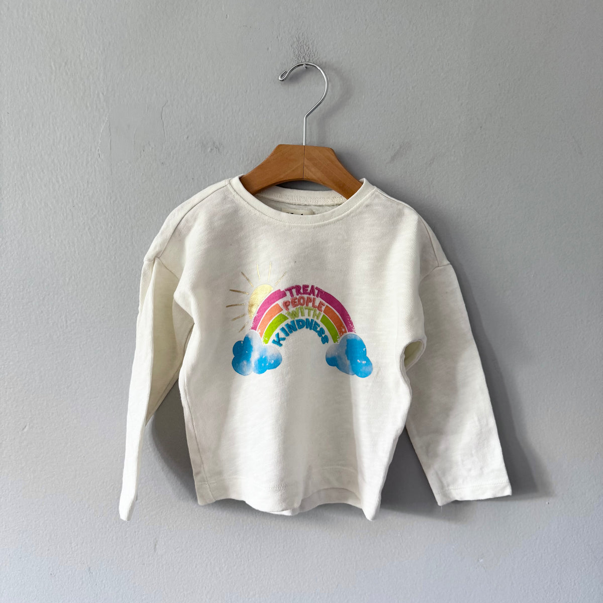Hatley / White long sleeve T-shirt / 3Y