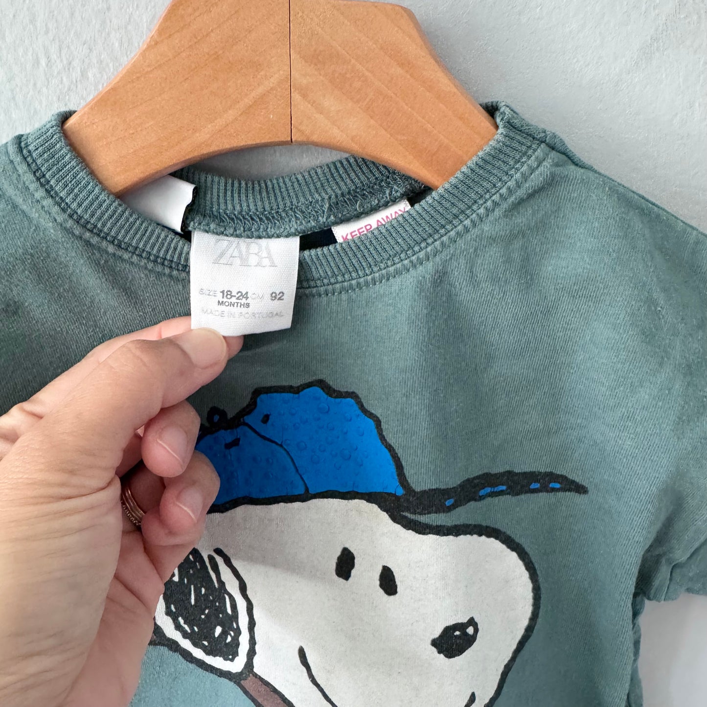 Zara / Snoopy T-shirt / 18-24M