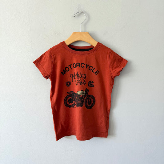 Monoprix Kids / Brown T-shirt / 5Y