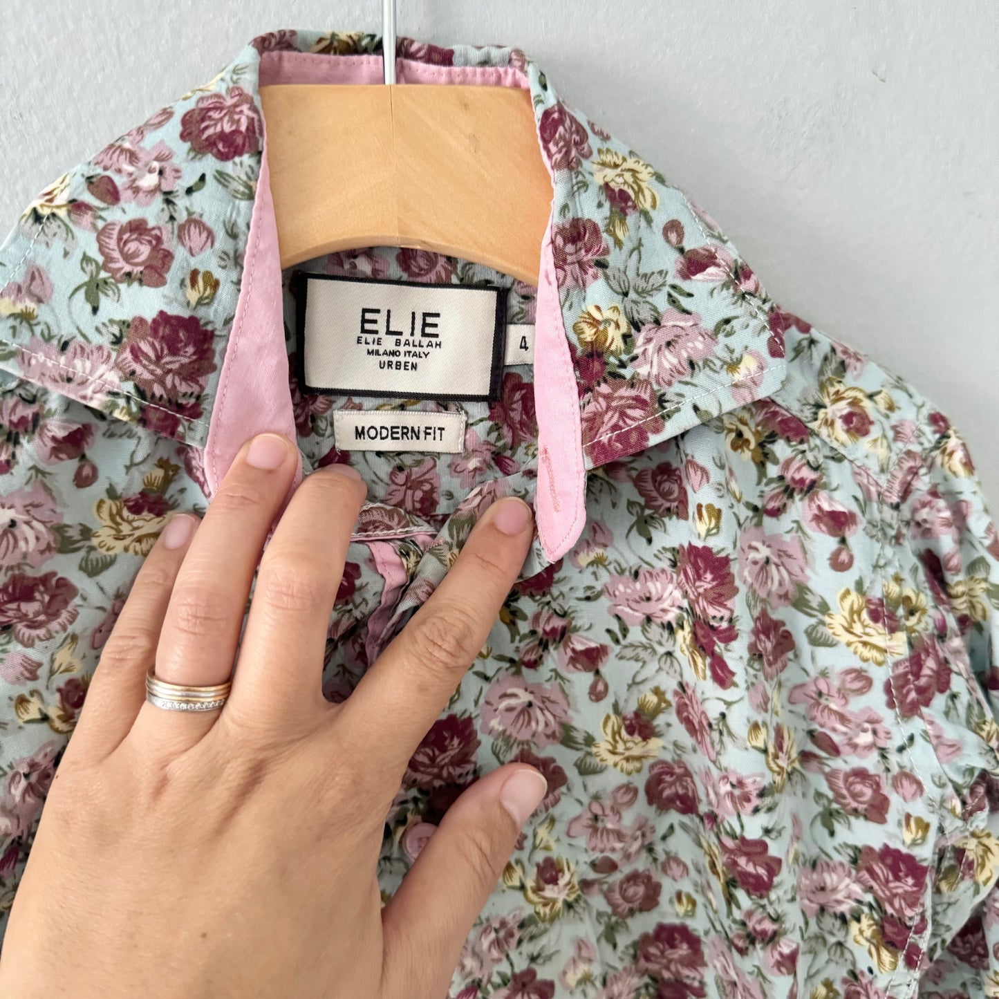 Elie / Floral long sleeve shirt / 4Y