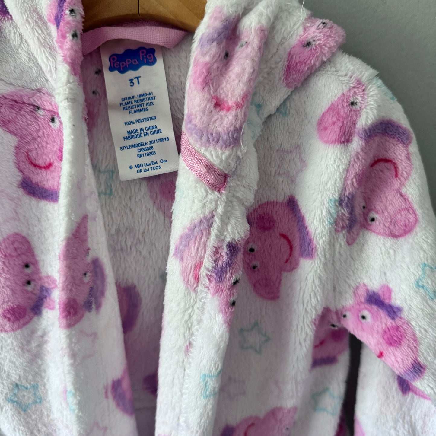 Peppa Pig / Fleece gown / 3T