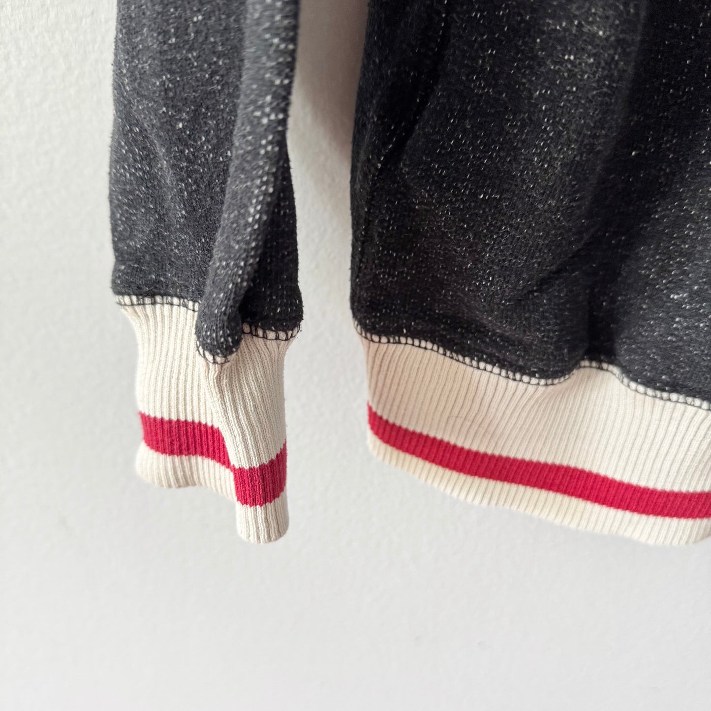 Roots / Black salt and pepper zip up hoodie / 3T
