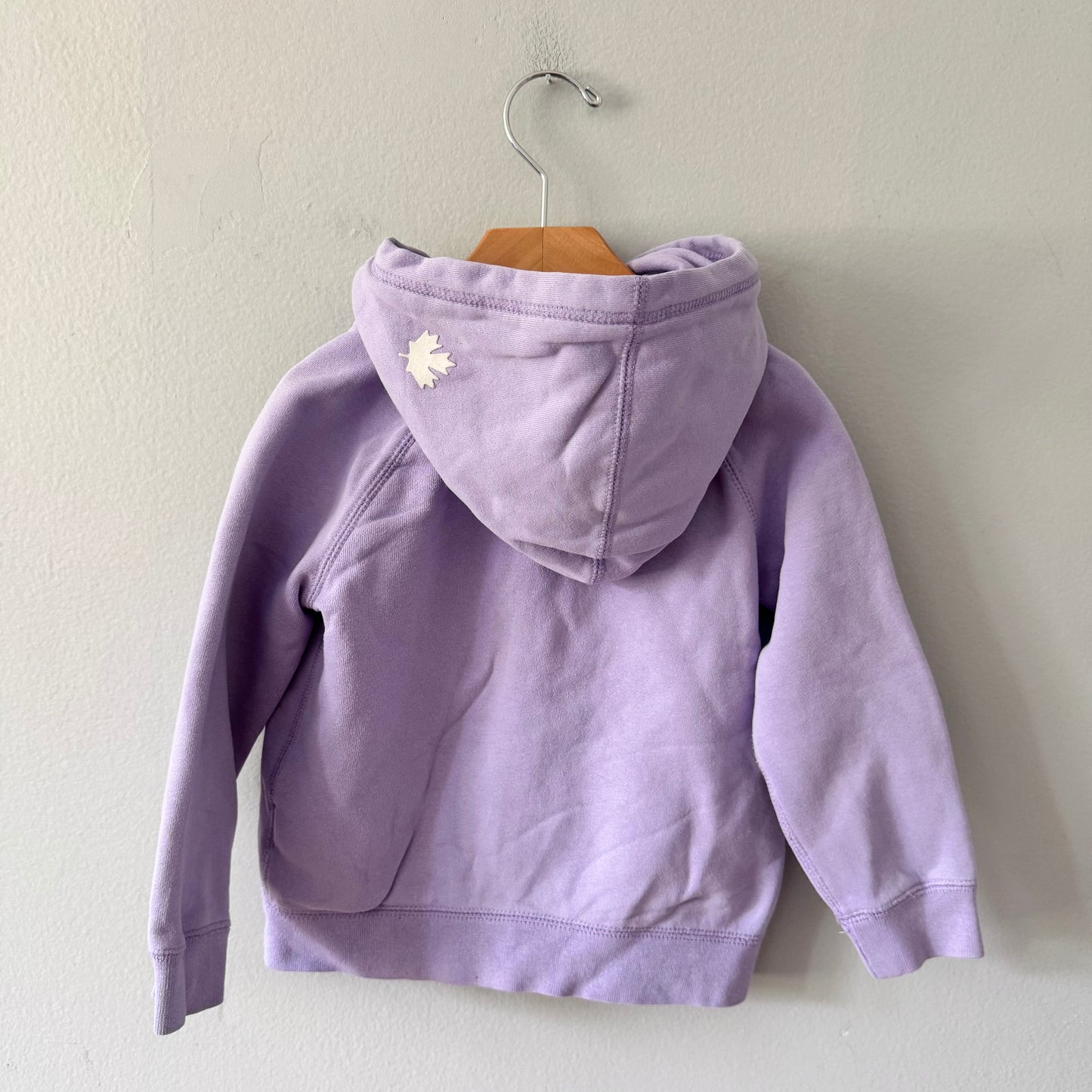 Roots / Lavender zip up hoodie / 5T