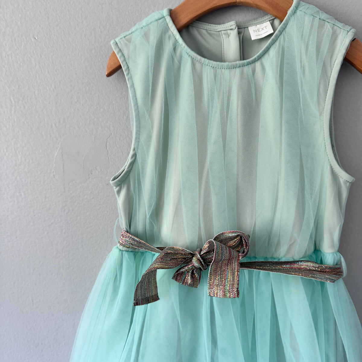 Next / Mint green dress / 8Y