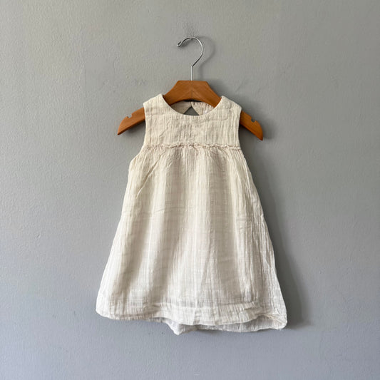 Zara / White tank dress / 18-24M