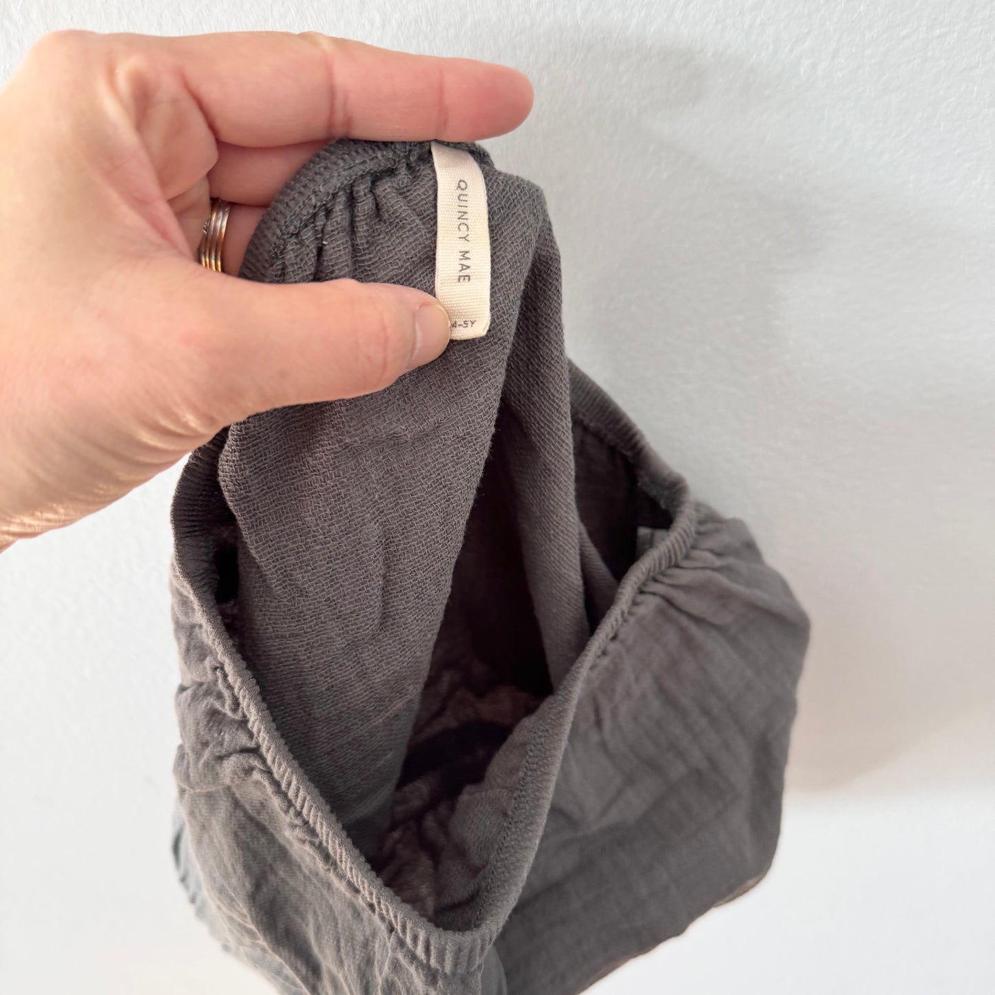 Quincy Mae / Long Sleeve Isla Dress	& bloomer set / 4-5Y