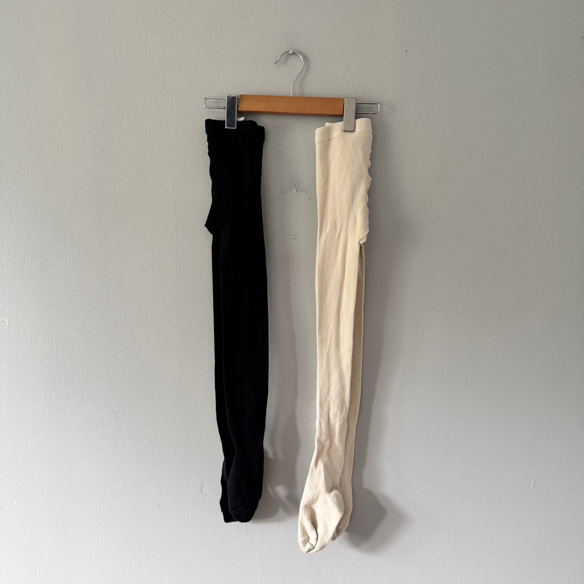 Zara / Tights - black and white / 8-10Y