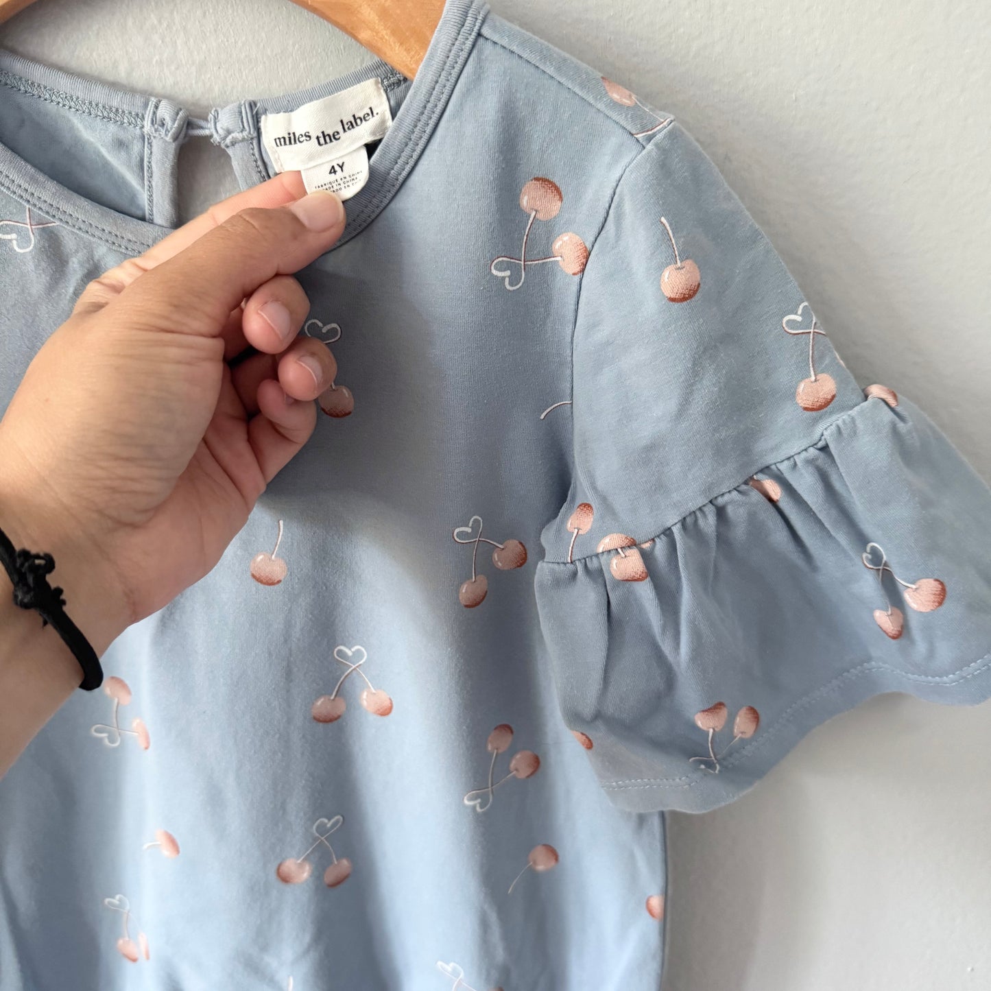 Miles the label / Smokey blue dress / 4Y