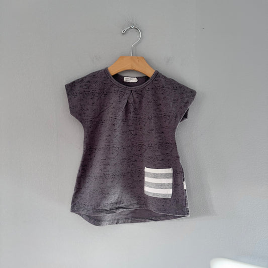 Miles baby / Grey crew dress / 3Y