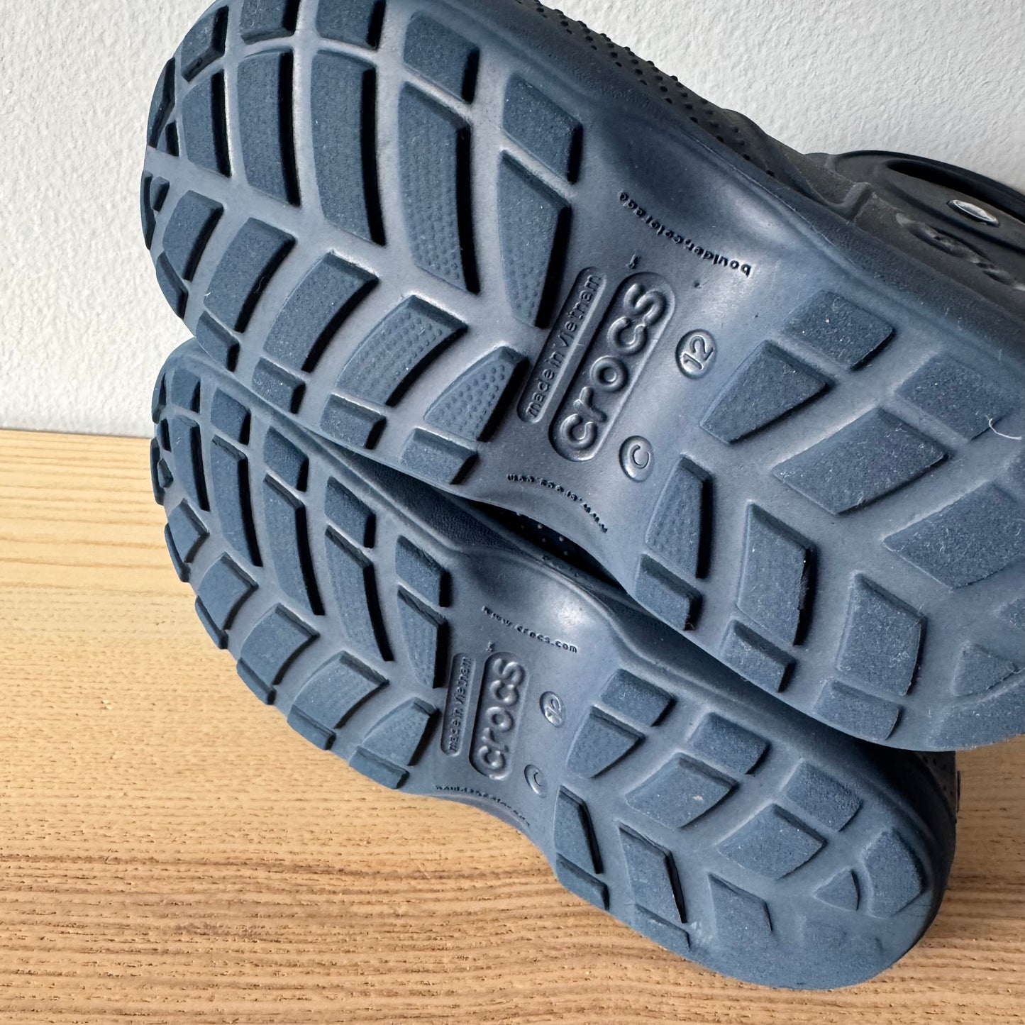 Crocs / Navy rain boots / US12