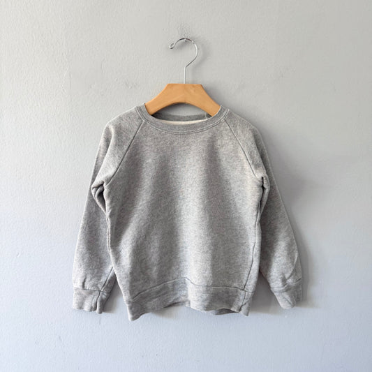 Mini mioche / Light grey sweatshirt / 3-4Y