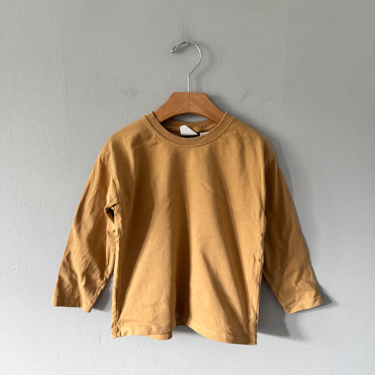 Zara / Light brown long sleeve / 3-4Y