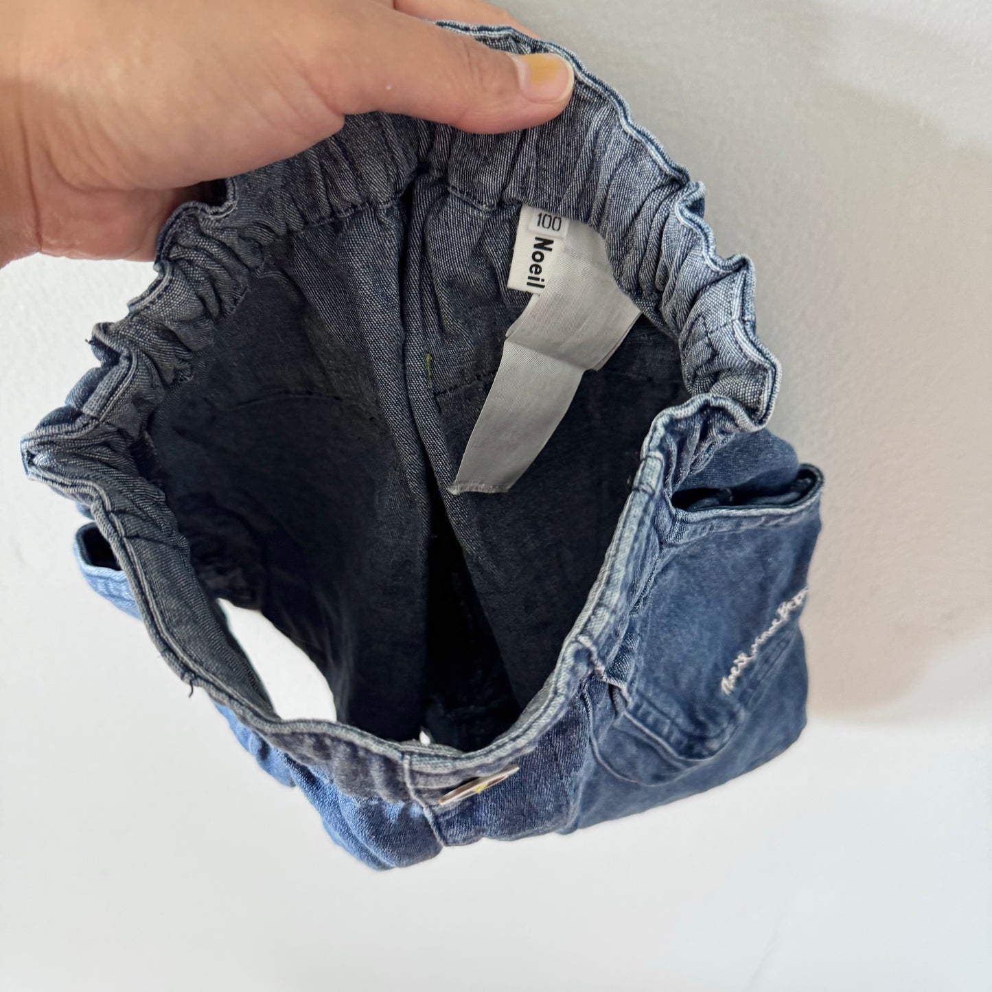 Bebe / Chambray short pants / 100(3T)