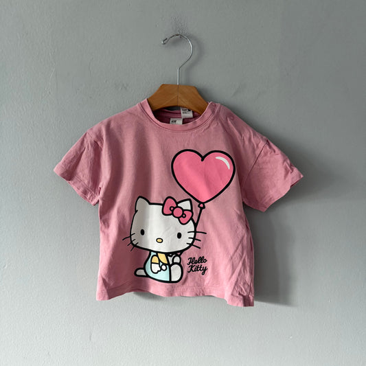H&M / Hello Kitty pink T-shirt / 12-18M