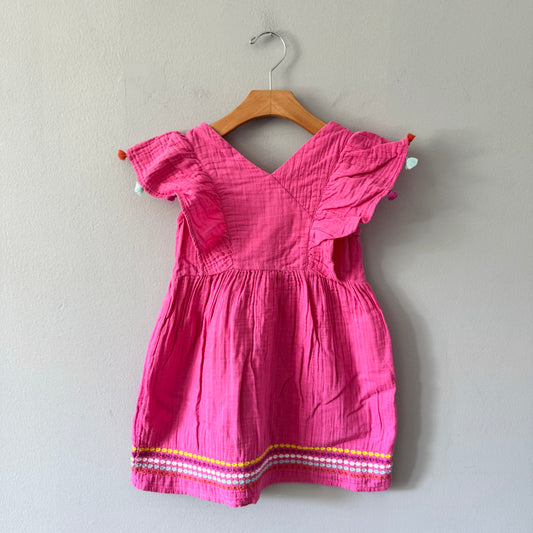 Hatley / Pink muslin dress / 6Y