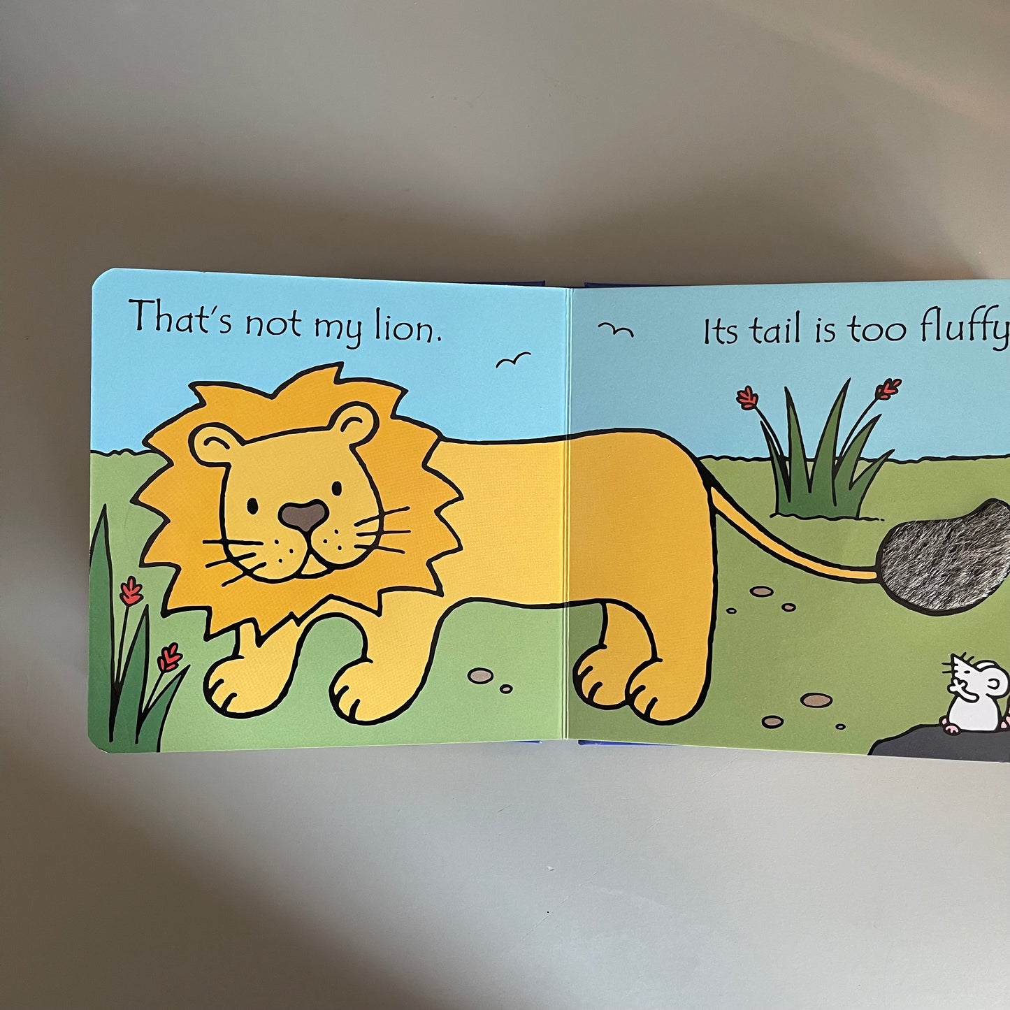 Usborne touchy-feely books - That's not my lion