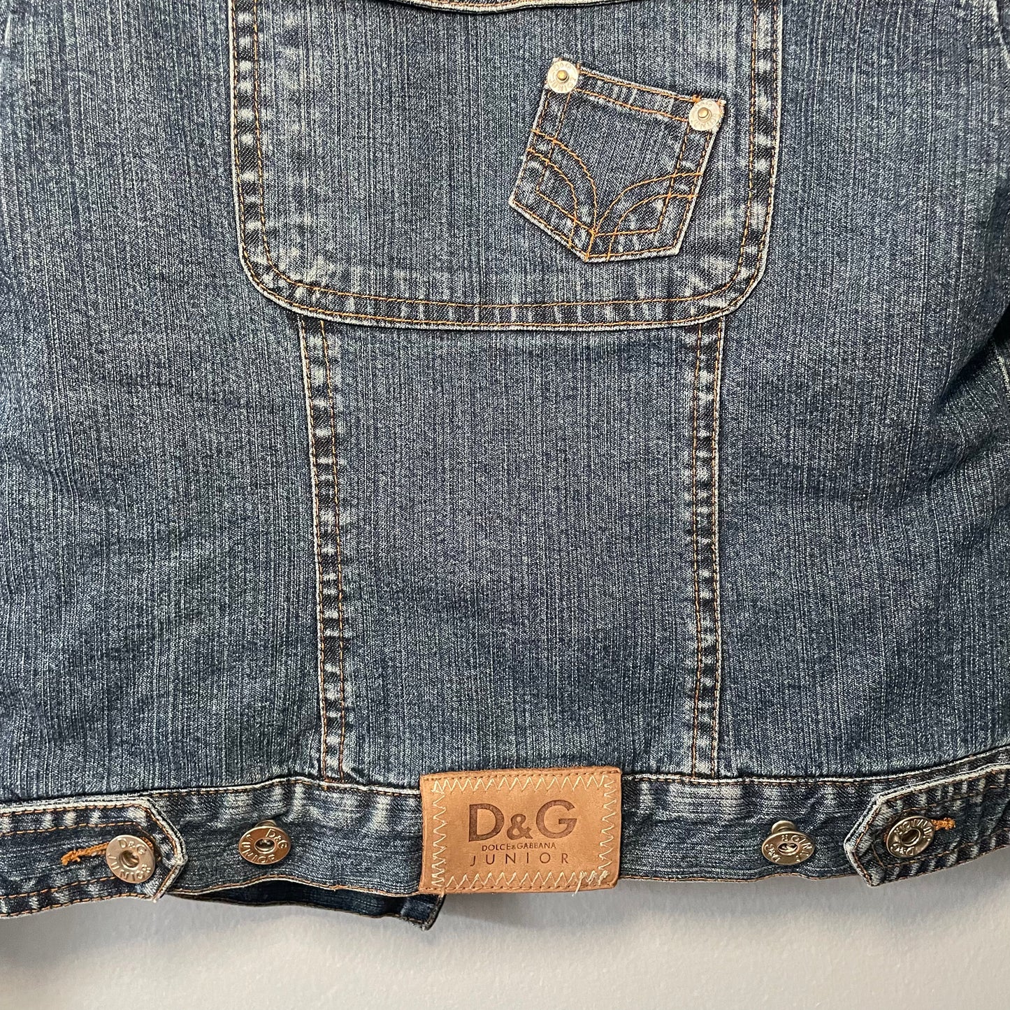 D&G Junior / Lined denim jacket / 6-7Y