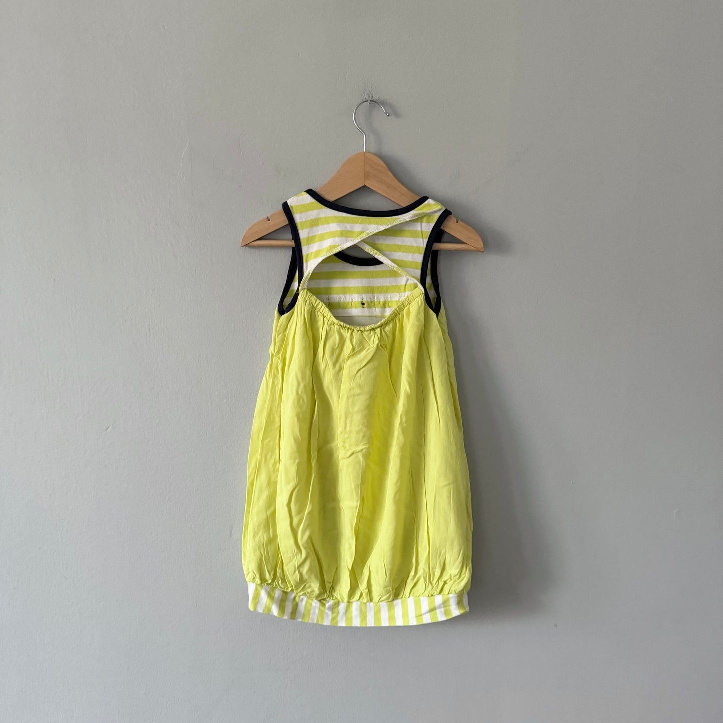 Deux par Deux / Yellow tank dress / 4Y