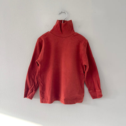 Woodland Basics / Brown turtle neck long sleeve / 5Y